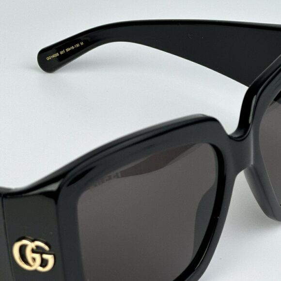 NEW Gucci GG1402S 001 Black Grey Women Square Sunglasses GG 1402S main image 4
